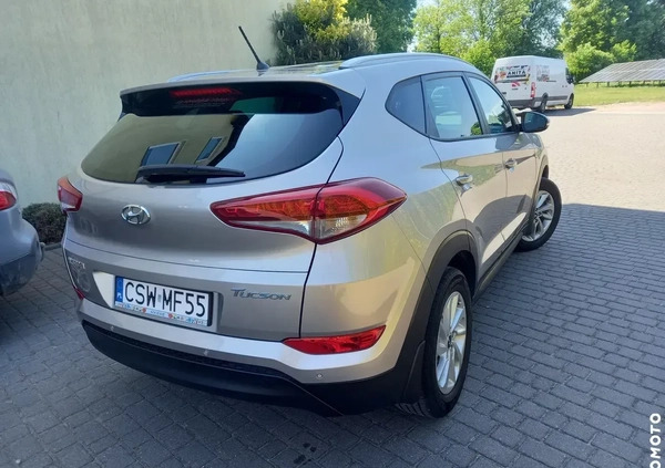 Hyundai Tucson cena 74900 przebieg: 86000, rok produkcji 2017 z Nowe małe 562